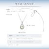 Canal 4℃ Silver Necklace with August Birthstone, 151824221008