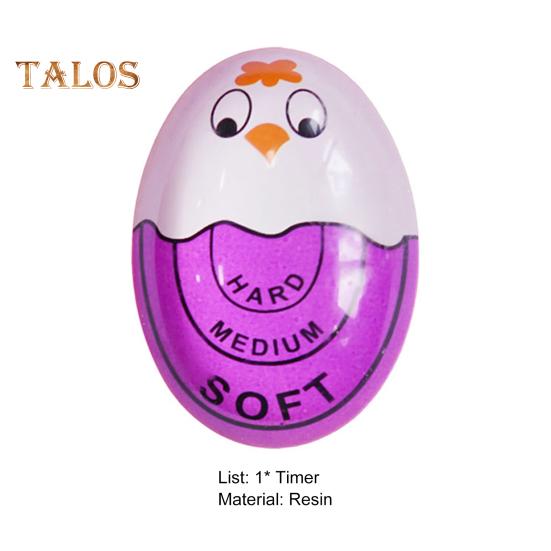 Cooking Timer Heat Sensitive Reminder Resin Convenient Soft Medium Hard Boiled Egg Timer for Dining Room