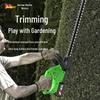 Portable 21V Cordless Electric Hedge Trimmer CN plug (adapter included)