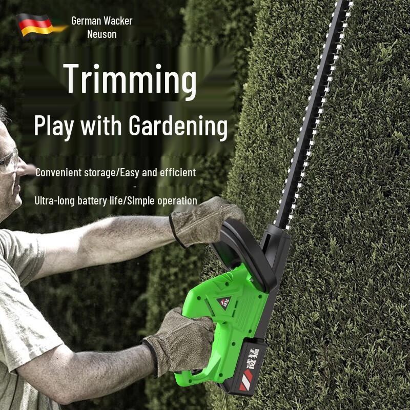 Portable 21V Cordless Electric Hedge Trimmer CN plug (adapter included)
