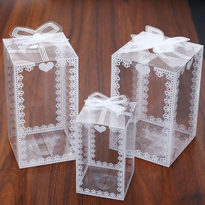 Clear Dragee Candy Holders Cake Packing Christmas Event Chocolate Gift Boxes Gift Packaging Box Candy Box Wedding Favor