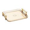 Snacks Plate Fruit Plate Vanity Tray Home Decorative Modern Anti Skid Divided Serving Dishes for Cookies Fruits Cupcake Bedroom