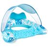 Inflatable U-Shaped Water Lounger with Sun Canopy