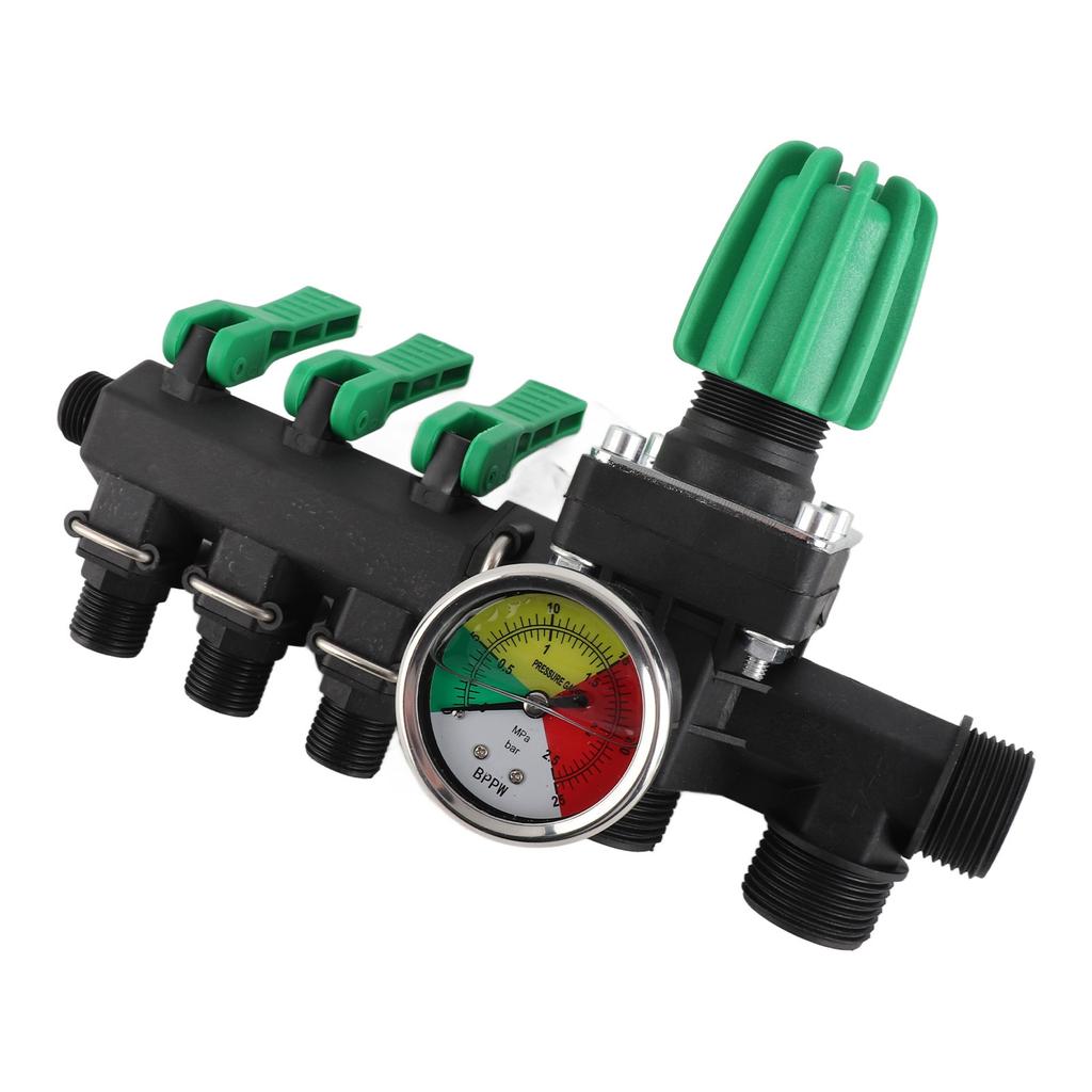 3 Way Garden Hose Splitter, Agricultural Sprayer Control Shut Off Valve, for Outdoor , Animal Husbandry and Aquaculture, Water Splitter Hose Connector