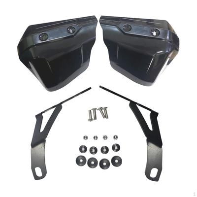 2 Piezas Guardamanos Grandes para Motocicleta Protector de Viento Reemplazo de Piezas de Reparación Touring