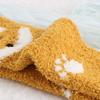 Soft Cartoon Animal Winter Warm Sleep Bed Sock Thickening Embroidery Coral Velvet Socks