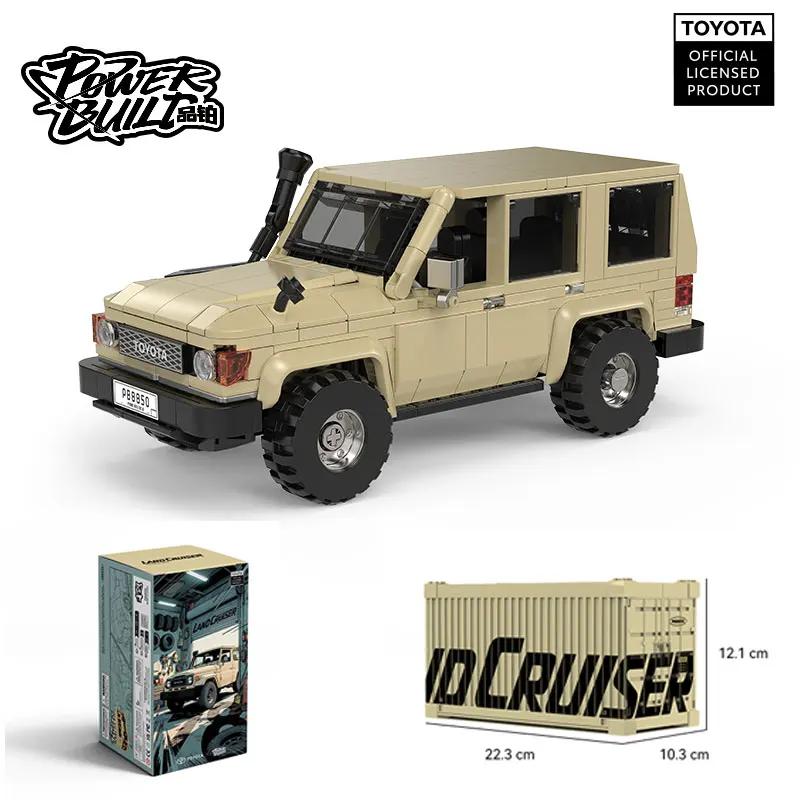 

MOC PB8850 LC78 Land Cruiser Building Set with Display Box Accessories Off-Road Vehicle MOC Model for Adult Collectors