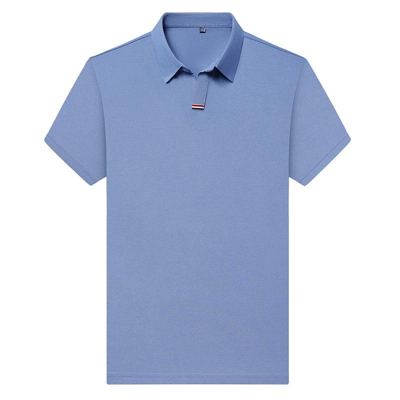 V-Neck Men'S Short Sleeve Polo Shirt Men'S Half Sleeve T-Shirt Men'S Top