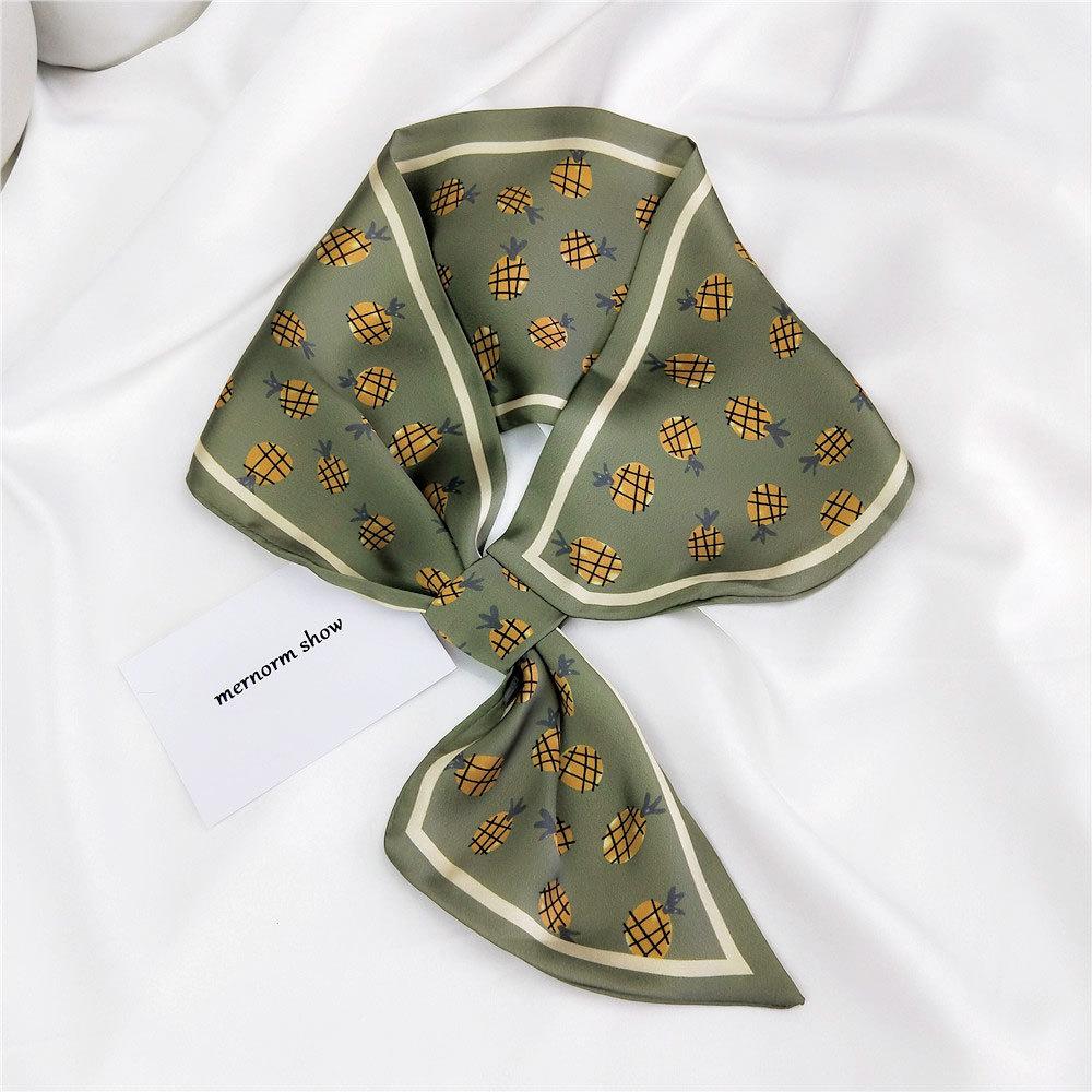 Nové šatky Hodvábne šatky Dámska jarná a jesenná sezóna Dlhé dekoratívne profesionálne šatky Letné tenké štýly spárované s košeľami Štýlové