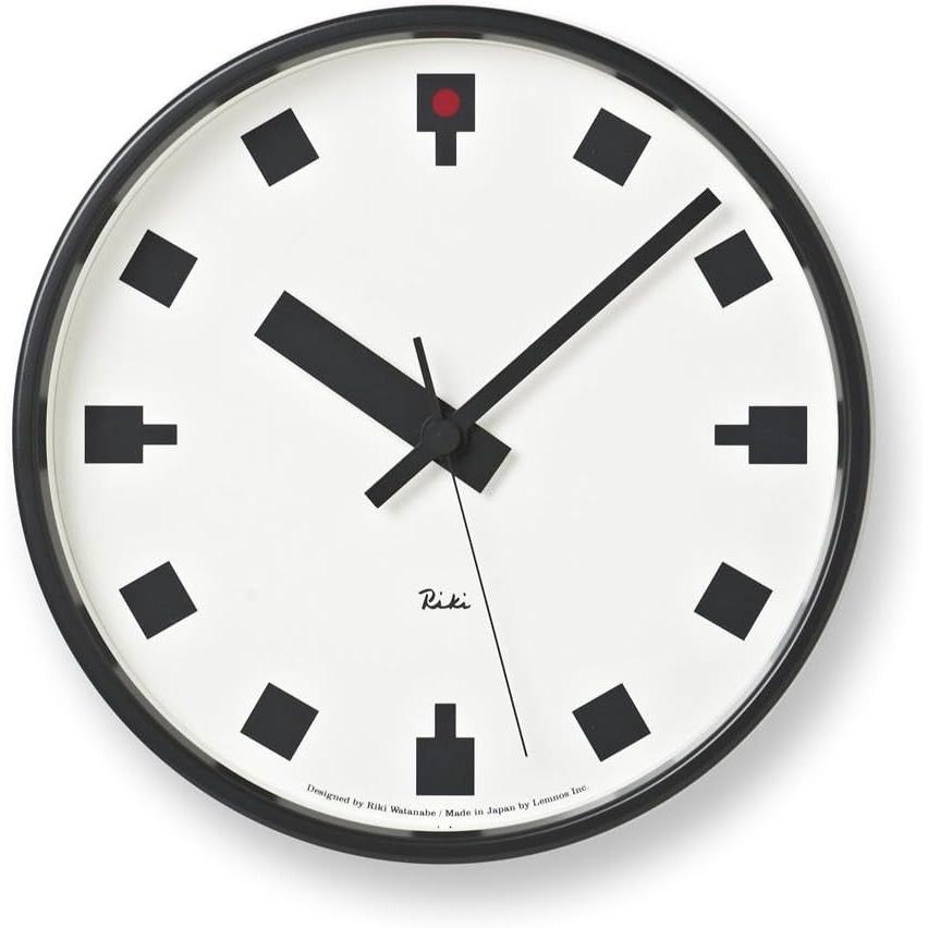 Used [New] Lemnos Wall Clock Analog Hibiya Clock WR12-04 Made in Japan