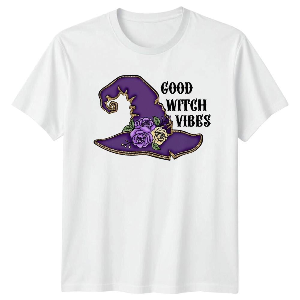 Good Witch Vibes Unisexs TShirt Witch Halloween Halloween Gift For Her S