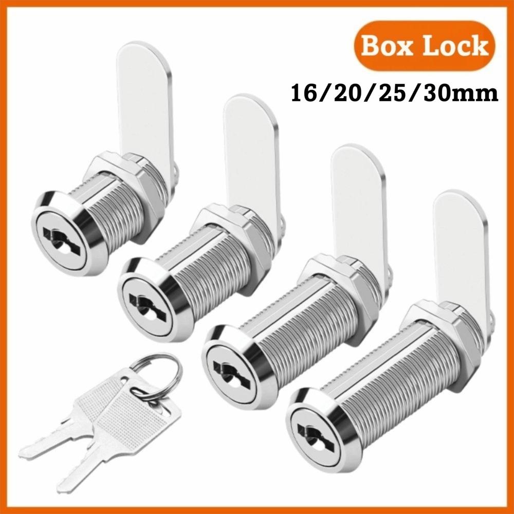 with 2 Spare Keys Cabinet Lock 16/20/25/30mm Mailbox Lock for Furniture Mailbox Filing Cabinet