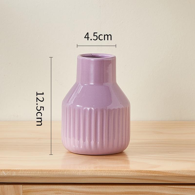 

Элегантная мини-керамическая ваза для свежих или сухих цветов - Идеальна для композиций и подарков на Циси