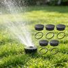 Sprinkler Replacement Cap with Fluoroelastomer Component and ABS Housing for Lawn and Garden Irrigation Maintenance