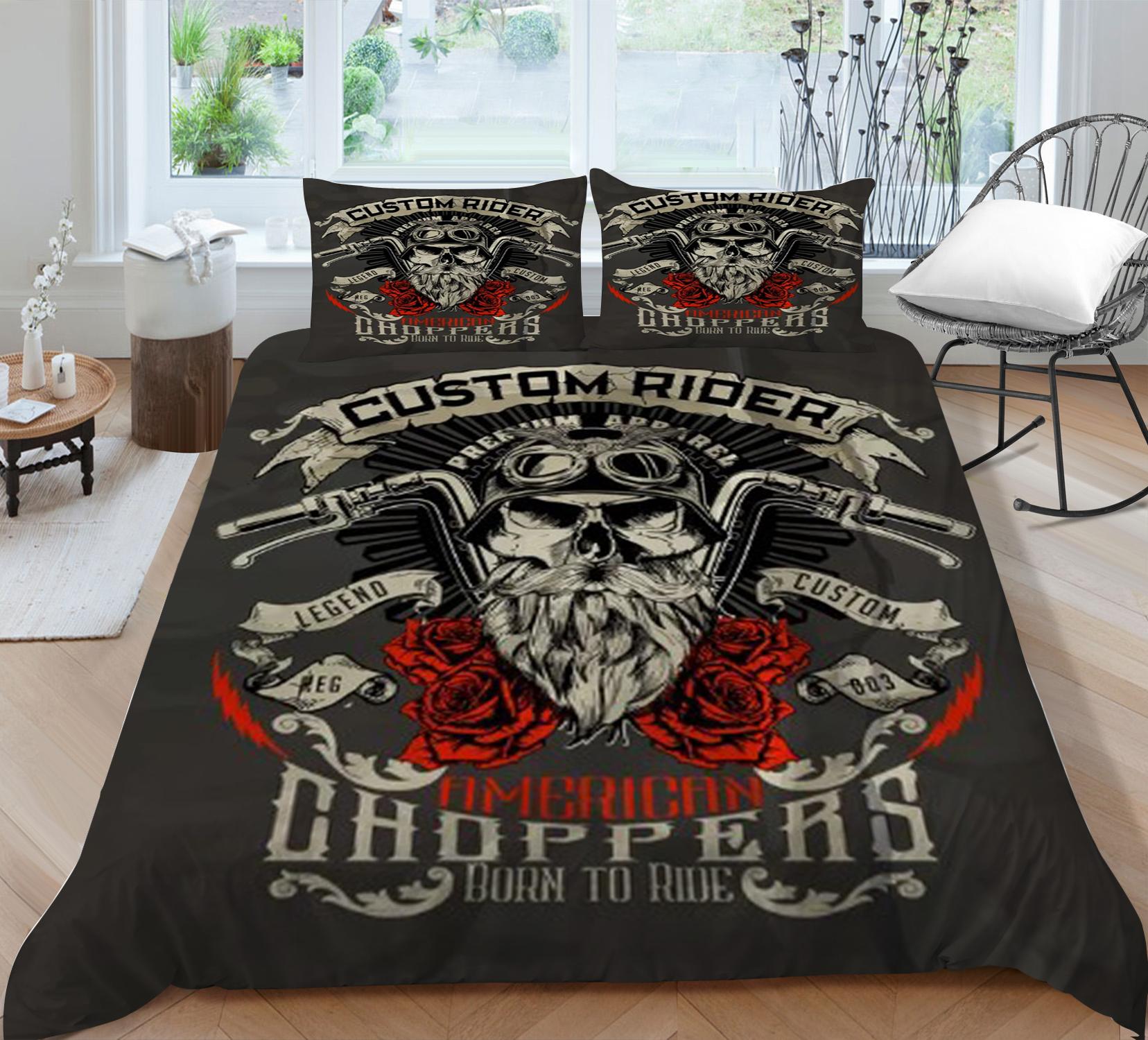 

Модное одеяло Чехол Набор Queen King Size Микрофибра 2/3 шт Постельное белье Костюм Уникальный дизайн 3D Череп Напечатано EU Single 135x200cm