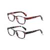 TUREZING 2 Pairs of Reading Glasses for Women Rectangular HD Lenses High Quality Frame Prescription Eyewear 0 +1 +2 +3 +4
