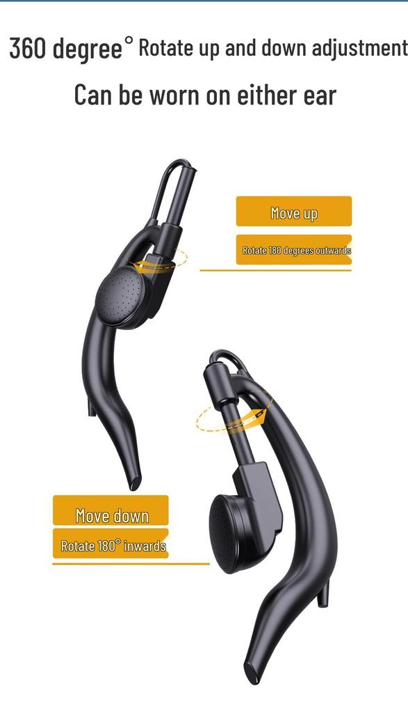 F8 Noise Cancelling Walkie Talkie Earpiece with Mic Compatible with Baofeng 888S UV-K5 K6 8800 8600