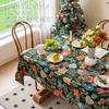 American Retro Pastoral Tablecloth Fabric Retro Atmosphere High-End Rectangular Dining Table Cloth