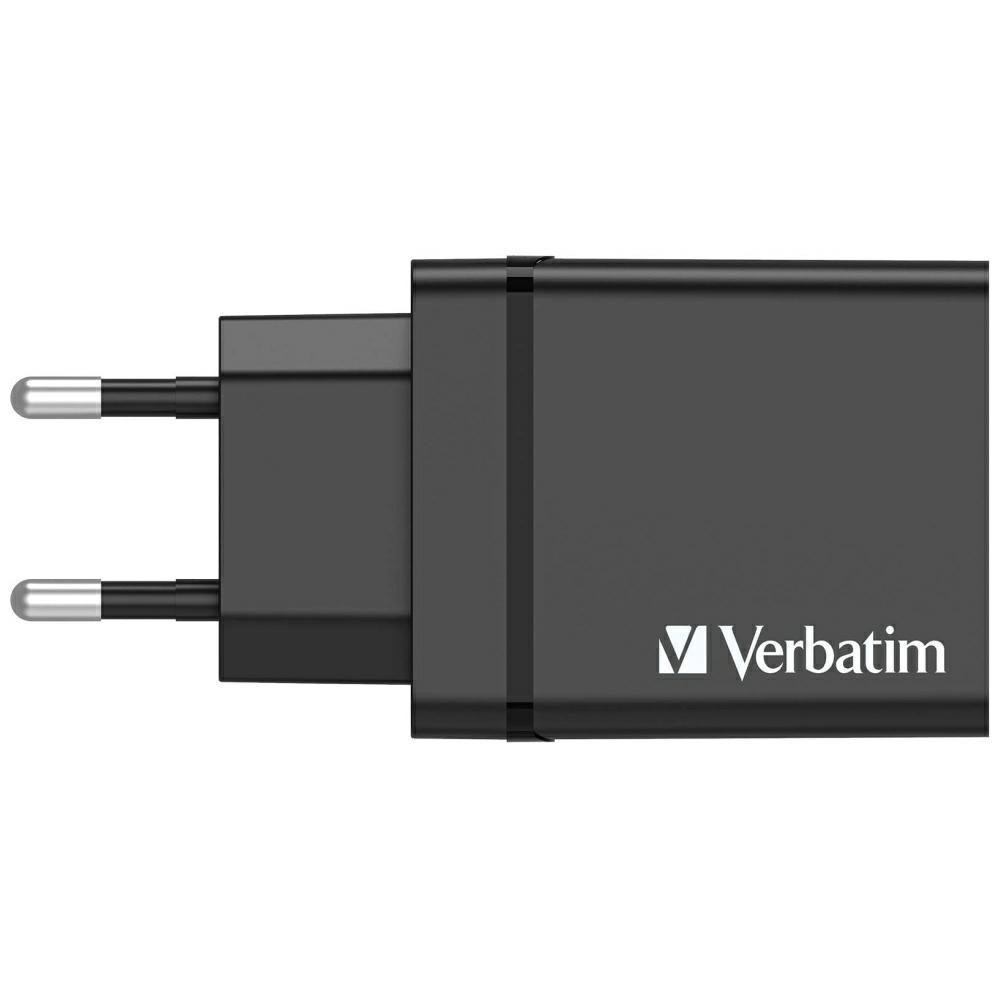 Verbatim Ładowarka Sieciowa 30W 3Xusb-A/Usb-C Pd 3.0 Chr-30Eu2 Czarny/Black 49700