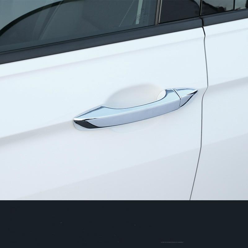 For Volkswagen New VW Tiguan MK2 2017-  Chrome Door Handle Cover Trim Sticker Overlays Car Styling