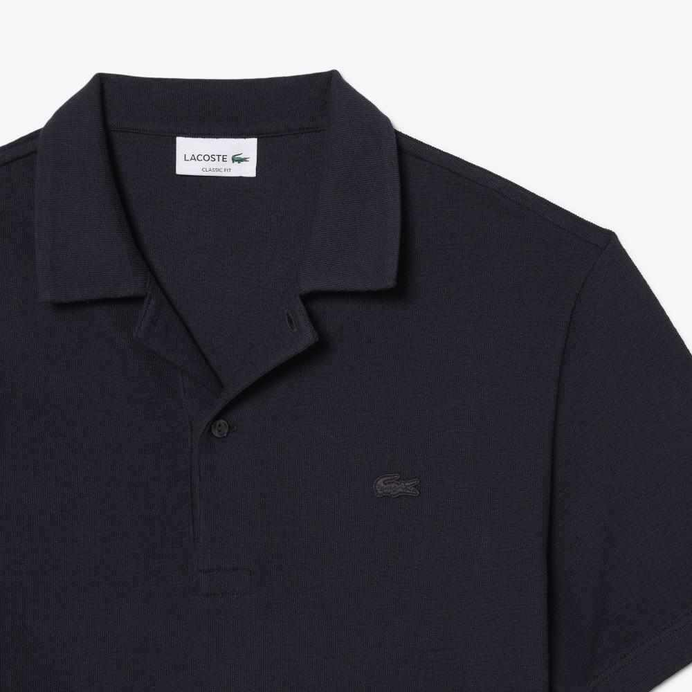 [Lacoste] Men's Crepe Short-Sleeve Polo Shirt DH1969-56G350
