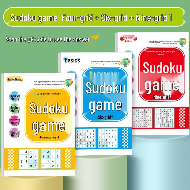 Beginner Sudoku Puzzle Book for Kids: 4x6 Grid Educational Toy for Math and Logic Skills