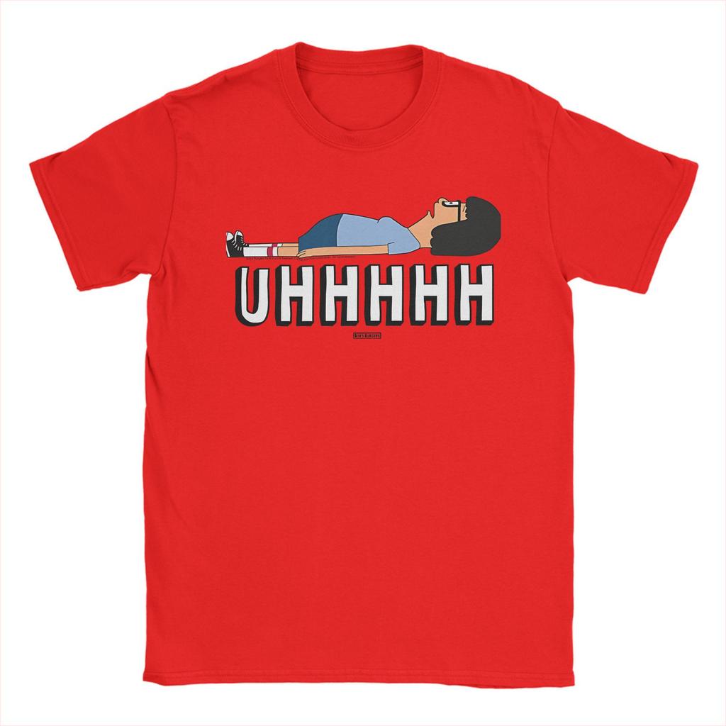 Bobs Burgers Uhhh Tina Lying On Floor Accessories Unisex T Shirts Pure Cotton Tee Printed  T-shirt Clothes