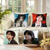 Pillowcases 40x40 Cushion Covers Living Room Sofas Home Decor Gifts Singer V Handsome