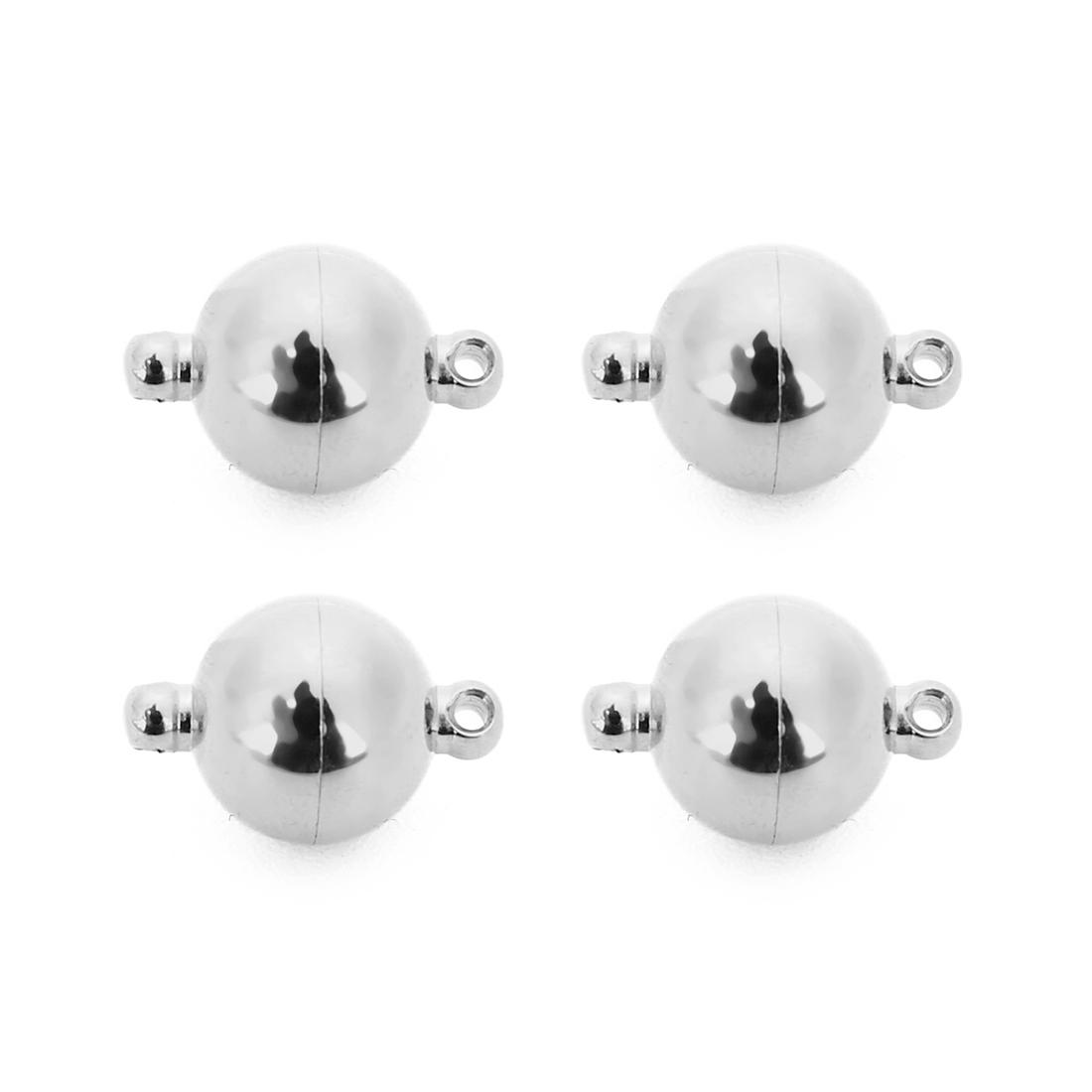 

2Pcs Stainless Steel Magnetic Clasps Round Magnetic Connectors Clasps Magnet Charms End Cap For DIY Jewelry Making Accessories 6mm