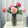 Simulation feel moisturizing Austin rose, home decoration living room ornament fake flower