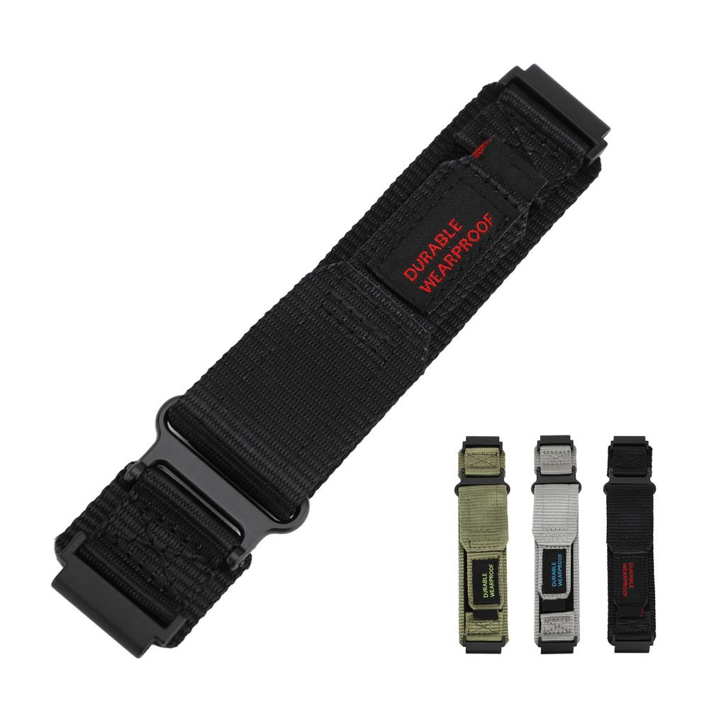 Nylon Watch Band for Huami T Rex Ultra Smartwatch Hook and Loop Fastener Breathable Woven Replacemen