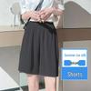 2026 Women's High Waist Slimming Ice Silk Drape Shorts: Casual, Loose, Wide-Leg, Five-Point Summer Pants