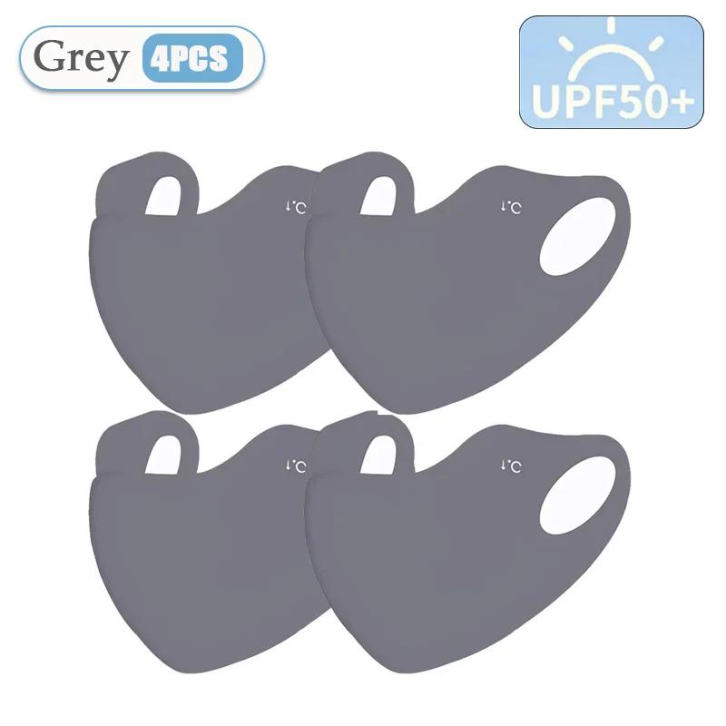 1-10PCS Ice Silk UV Face Mask Women Cooling Sun Balaclava Breathable Dustproof 3D Face Cover for Outdoor Running Cycling Summer