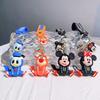 Cute Mickey And Minnie Hoodie Keychain Adorable Plastic Key Ring For Friends