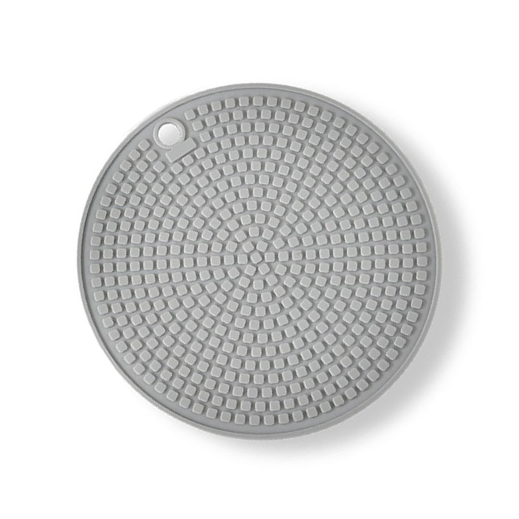 Silicone Trivet Mats Heat Insulation Round Pot Holders Anti Slip for Kitchen Dining Table Countertops