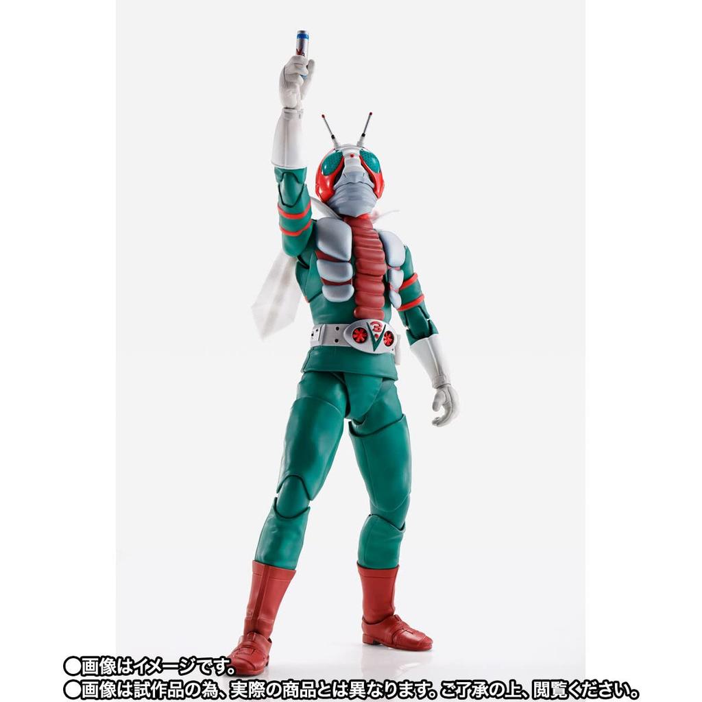 BANDAI SPIRITS S.H.Figuarts (Shinkocho Seiho) Kamen Rider V3 Approx. 145mm ABS&PVC&Cloth Painted Movable Figure