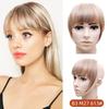 High Temperature Fiber Thick Neat Bangs Synthetic Hair Topper for Women