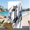 Juventus FC Printed Beach Towel Quick Dry Soft TowelPortable Large Rectangular Beach Blanket for Travel Swimming Pool