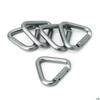 Snap Kettle Clip Metal Aluminum Zinc Zinc Alloy Triangle Outdoor Buckle Keychain Hook Carabiner
