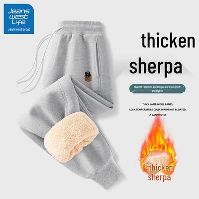 JEANSWEST LIFE Herren Jogginghose mit Sherpa-Futter