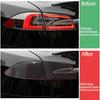 Car Rear Tail Light Cover Compatible with Tesla Model S 2012-2021 Smoked Taillight Shell Trim Cover Tail Light Lamp Cover Guard Trim Frame Protect