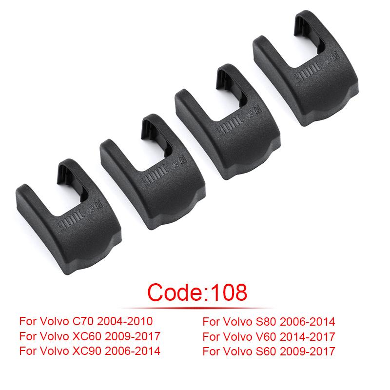 4pcs ABS Car styling Door Check Arm Protection Cover For Volvo XC40 S60 XC60 V60 XC90 V40 S90 C40 V90 Polestar 1 2 2004-2024