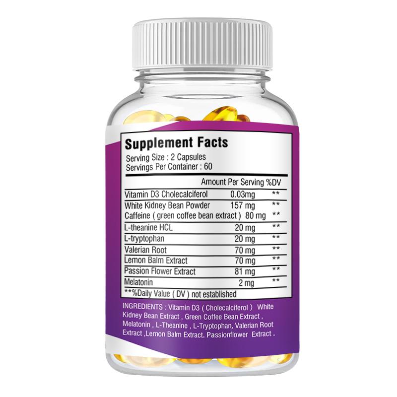 Coolkin 237mg White Kidney Bean Powder & Caffeine - Weight Management