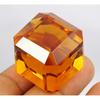 Natural 203.70 Ct Cube Cut Imperial Topaz Certified Loose Gemstone