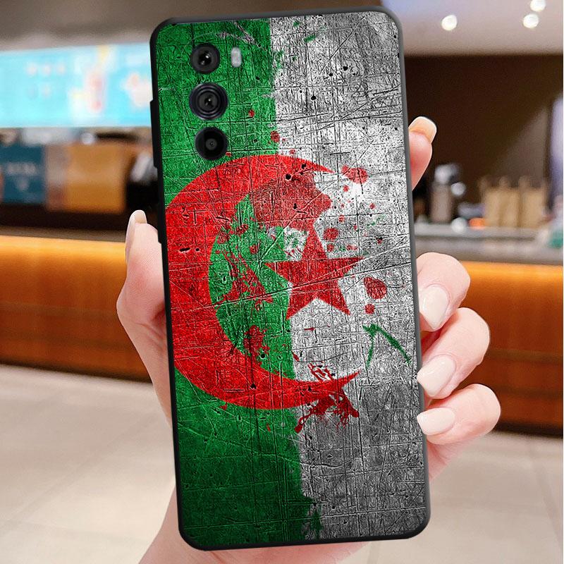Phone Case For Motorola Edge 50 40 Pro 60 50 40 30 Ultra Neo Fusion Moto G85 G72 G53 G54 G84 G13 G32 Algeria Flag