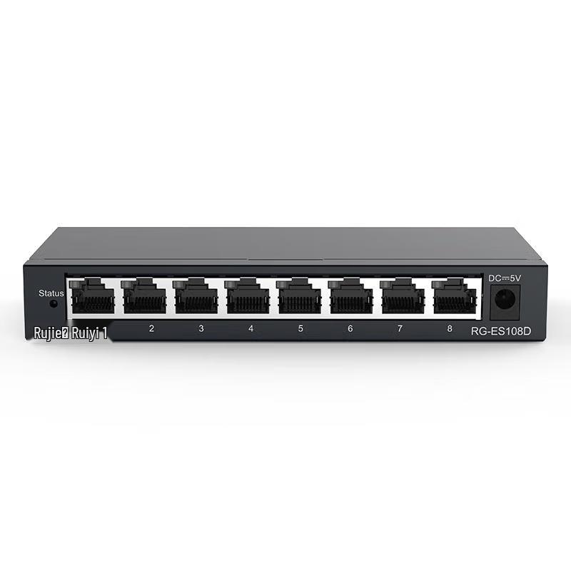 Ruijie RG-ES108D 8-Port Unmanaged Fast Ethernet Switch