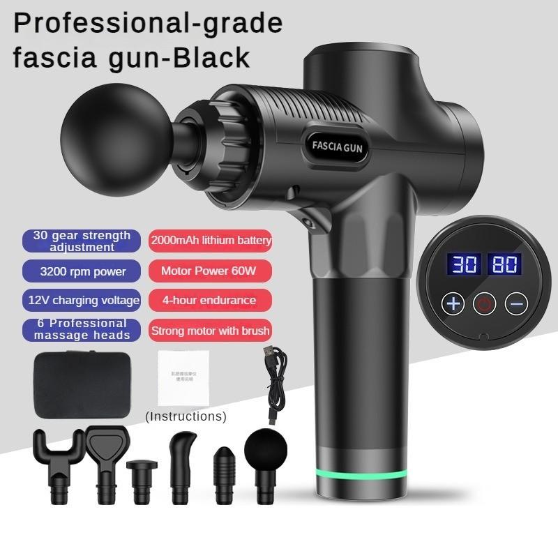 Mini Brushless Motor Multi Gear Adjustment Massager Muscle Relaxation Impact Fascial Gun Professional and Efficient Lithium Battery Massage Equipment