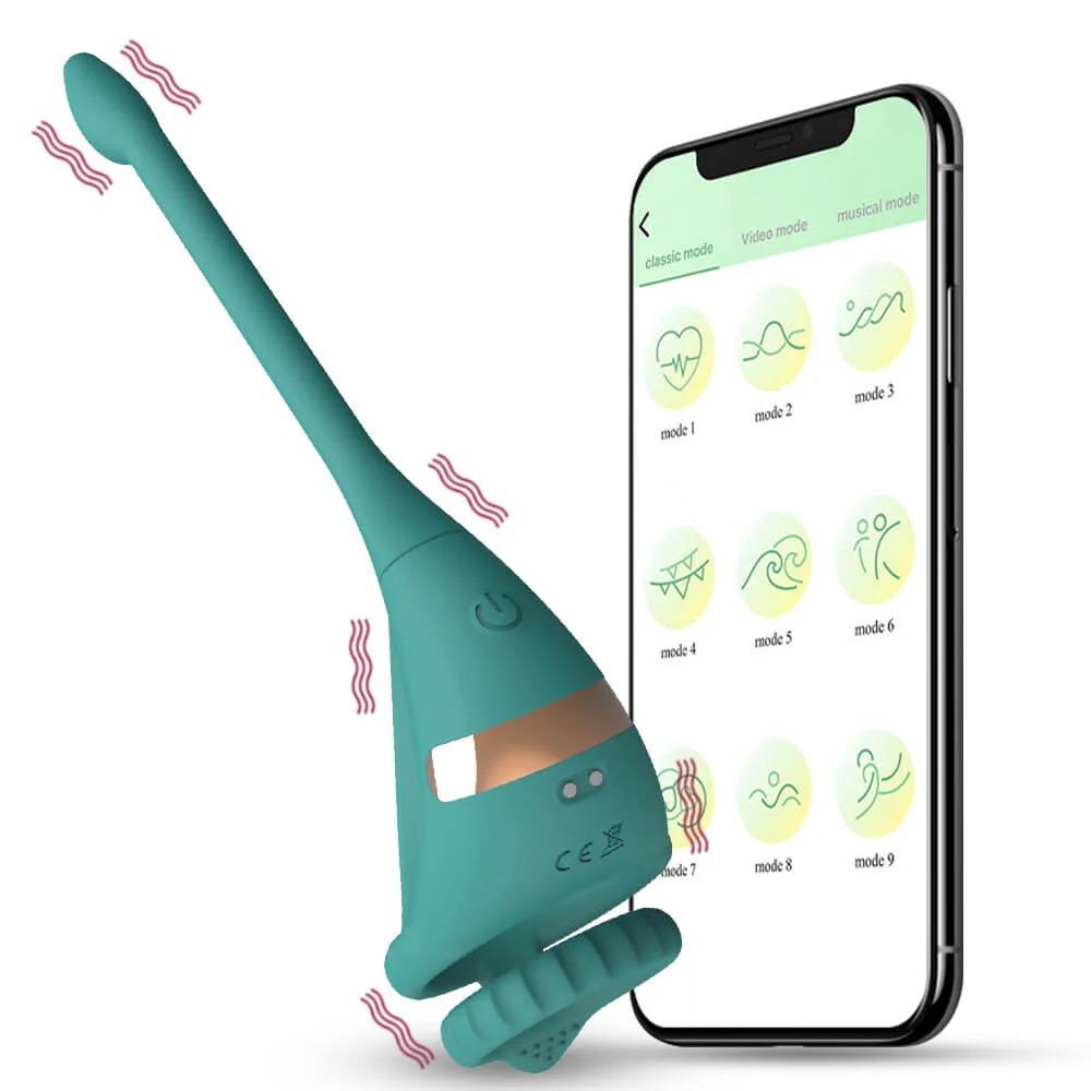 Dragon Knight Mobile Phone Remote Control Thrust Prostate Stimulator Testicle Massager Cockring