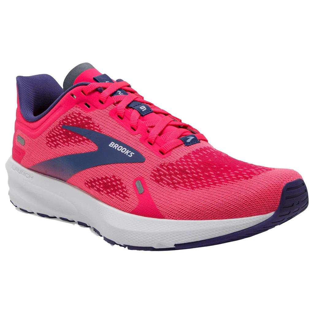 Brooks Launch 9 Athletic Non-Slip Durable Low-Top Running Shoes Women sneaker Pink 120373-604