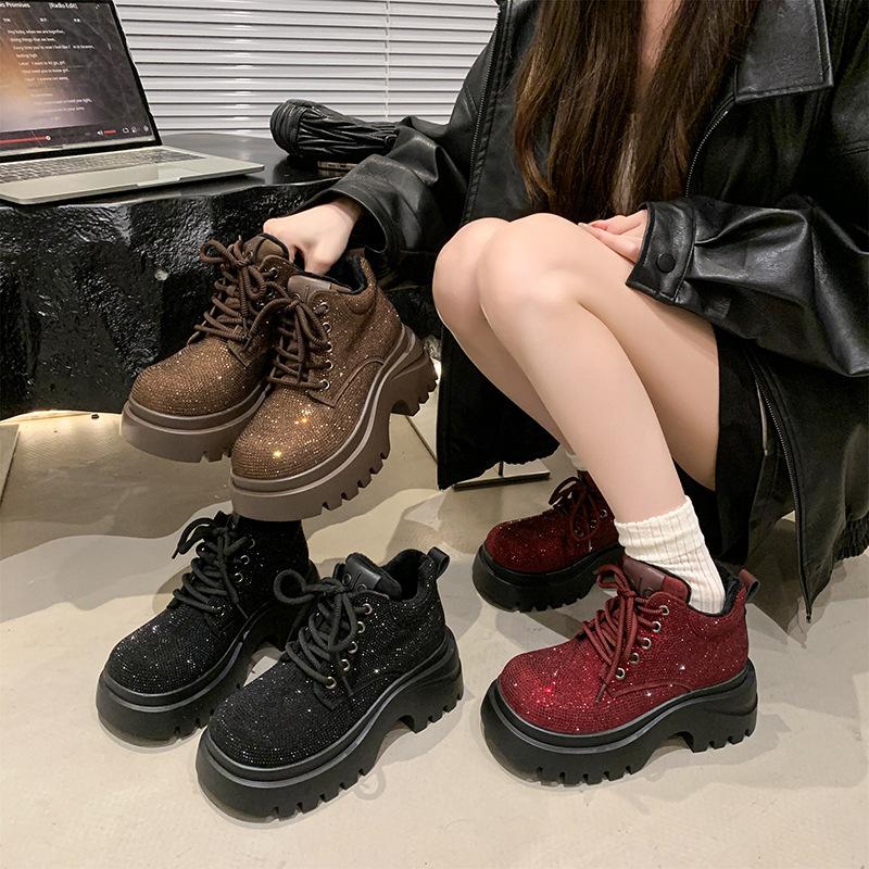 

PU Round Toe Rubber Boots Short Martin Boots New Women s Shoes for 2025 40